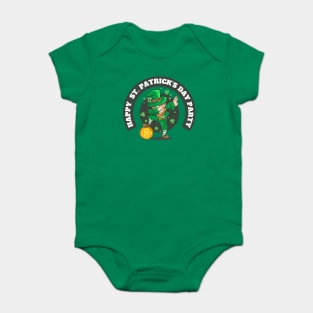 Happy St. Patrick Day Party Baby Bodysuit